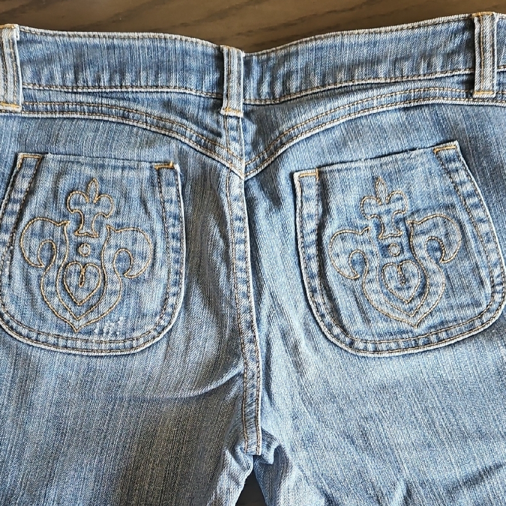 Cache‎ Blue Denim Bermuda Shorts Sz 2 - Picture 9 of 10